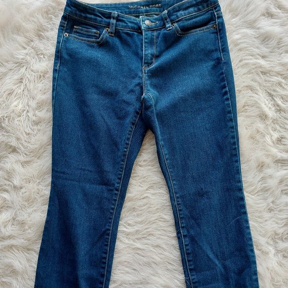 Michael Kors Women's Izzy Skinny Mid Rise Pants Size: 4 - Picture 2 of 11